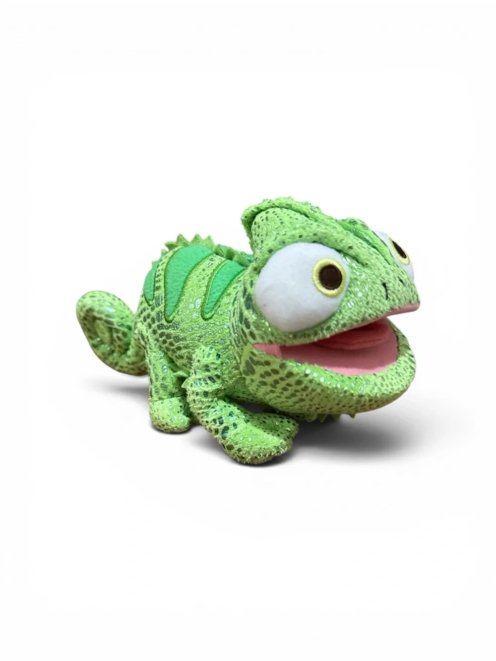 Disney Store Tangled Pascal Lizard Plush Stuffed Animal Toy Small 9” Green
